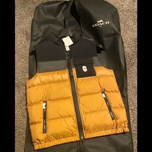 Men’s Coach Vest. Great gift idea. Size L